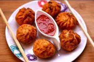 Chicken fried momo [6 pieces]