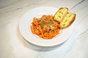 Arrabbiata + Garlic Bread