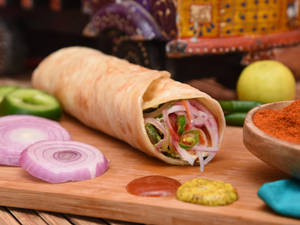 Mix Veg Kathi Roll