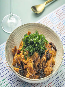 Five Spiced Chicken & Crackling Spinach