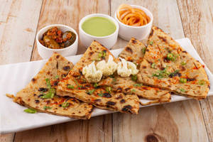 Palak Gobi Paratha