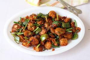 Chilli mushroom dry