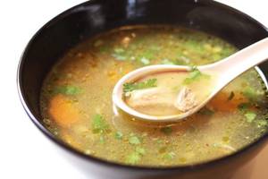 Clear soup  [chicken]