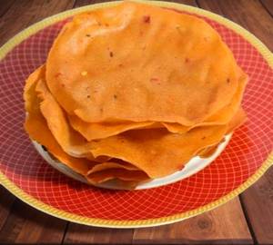 Khichya Red Chilly Papad (500gms)