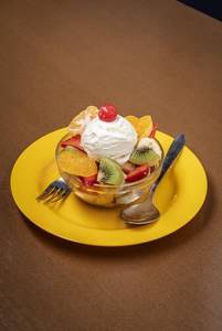 Fruit Salad With Icecream