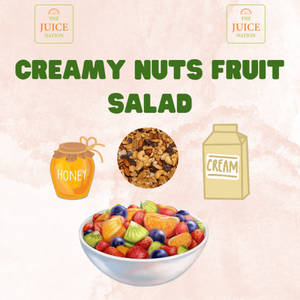 Creamy Nuts Fruit Salad