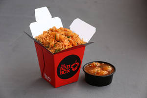 Prawn Thai Fried Rice & Prawn With Capsicum