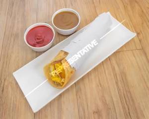 Double Paneer Bhurji Roll