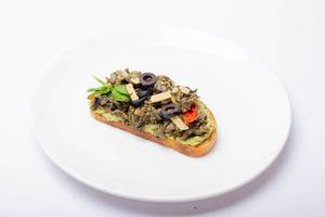 Pesto Mushroom Toast