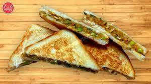 Aloo Matar Cheese Sandwich