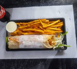 Mushroom Roll+french Fries (r)+coke (250ml) 