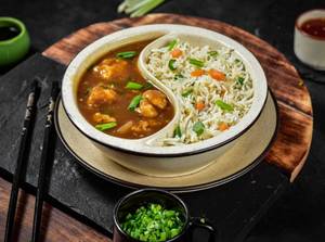 Chicken Manchurian Rice/noodle Bowl