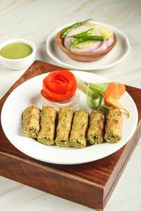 Chicken Seekh Kebab Kathi Roll