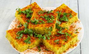 Butter Dhokla.