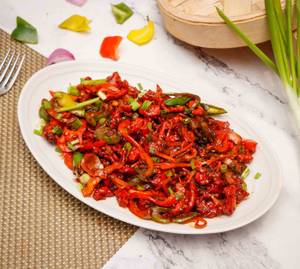 Shredded Pork With Red And Green Chilli