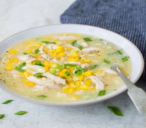 Sweet Corn Chicken Soup