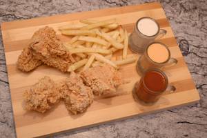 Nuggets (3pcs) + Wings(2pcs) + Fries (small)
