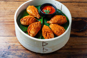 Paneer Piri Piri Momos [6 Pieces]