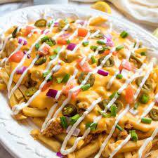 Fries with cheesy jalapeno                                                                                                                                                            