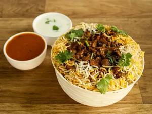 Mushroom Biriyani Combo