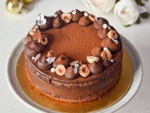 Dark Chocolate Cake [500 Grams, Serves 4]