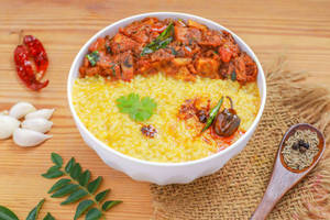 Pepper Rasam Rice With Potato Fry
