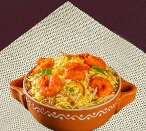 Prawns Biryani With Raita