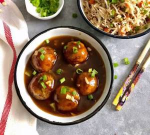 Manchurian Gravy + Fried Rice
