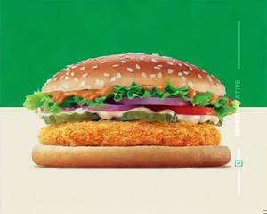 Veg Cheese Aloo Tikki Burger