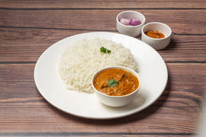 Aloo Masala & Steamed Rice 