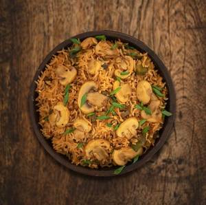 Mushroom Schezwan Fried Rice