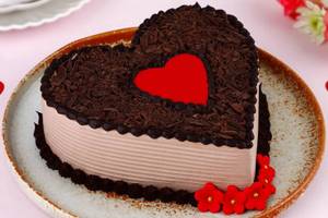 Choco Heart Valentine's Cake