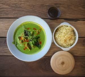 Chicken Rgreen Thai Curry Rice