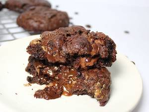 Giant Nutella Intense Chocolate Cookies