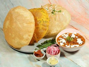 Special Choley Bhature Platter