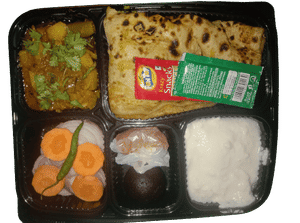Paneer Paratha Thali Special