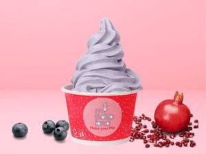 Blueberry Pomegranate Frozen Yogurt