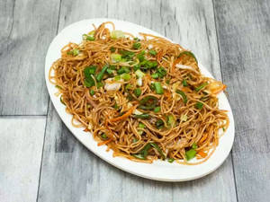 Veg Noodles + Fruit Beer