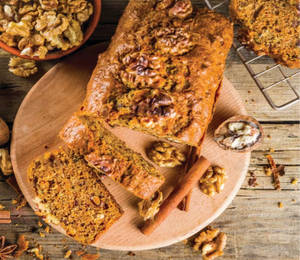 Carrot & Walnut (tea Time Bar Cake)