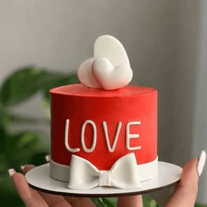  Eggless Red Velvet DC Cake