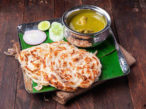 Parota With Mutton Curry