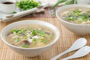 Chicken And Mushroom Clear Soup