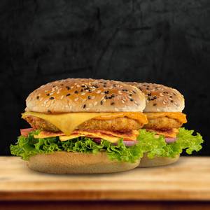 Veg Ridiculous Burger + Veg Ridiculous Burger