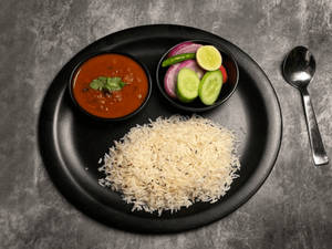 Rajma + Rice + Salad