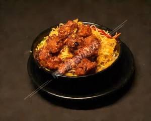 Veg Manchurian Noodles [ Dry ]