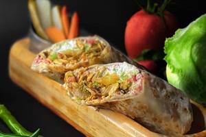 Indiana chicken cheese wrap