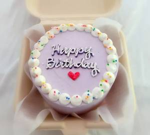 White Forest Bento Cake 200Gm