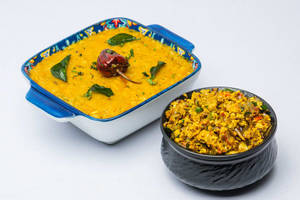 Rasam Rice With Egg Burji