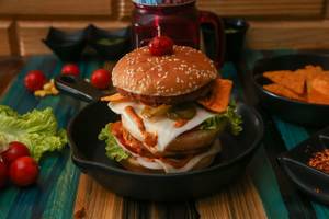 Chicken Masala Burger