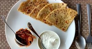 Aloo Paratha With Curd [1pec)
